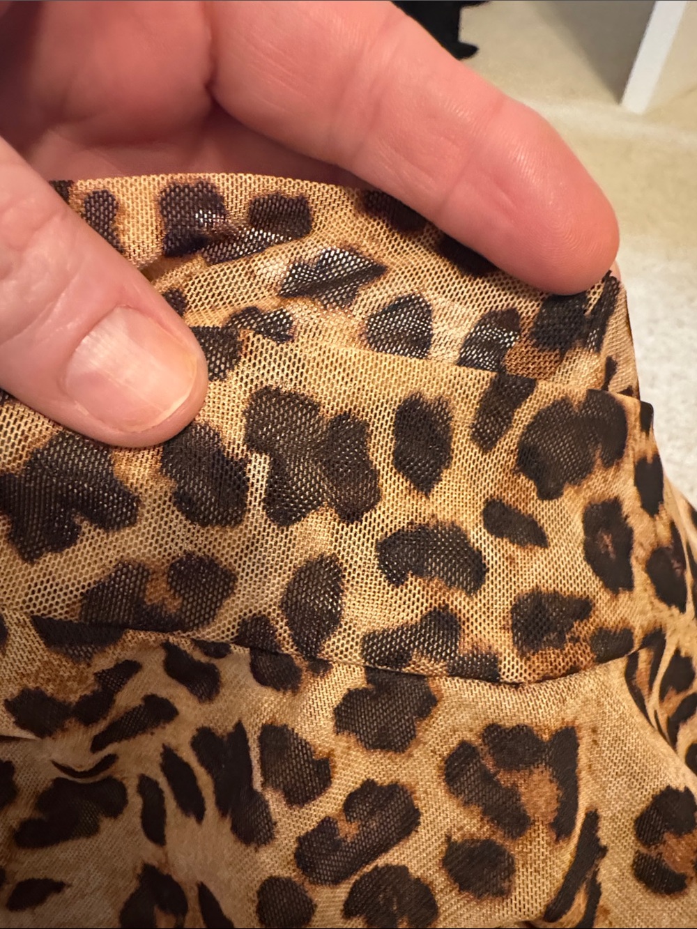 torrid Leopard Print Long Sleeve Top - Brown/Black - Picture 7 of 9